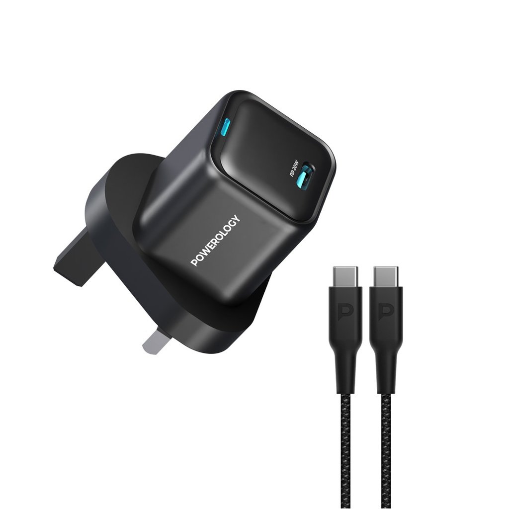 Powerology 20W Single C Port PD Charger UK