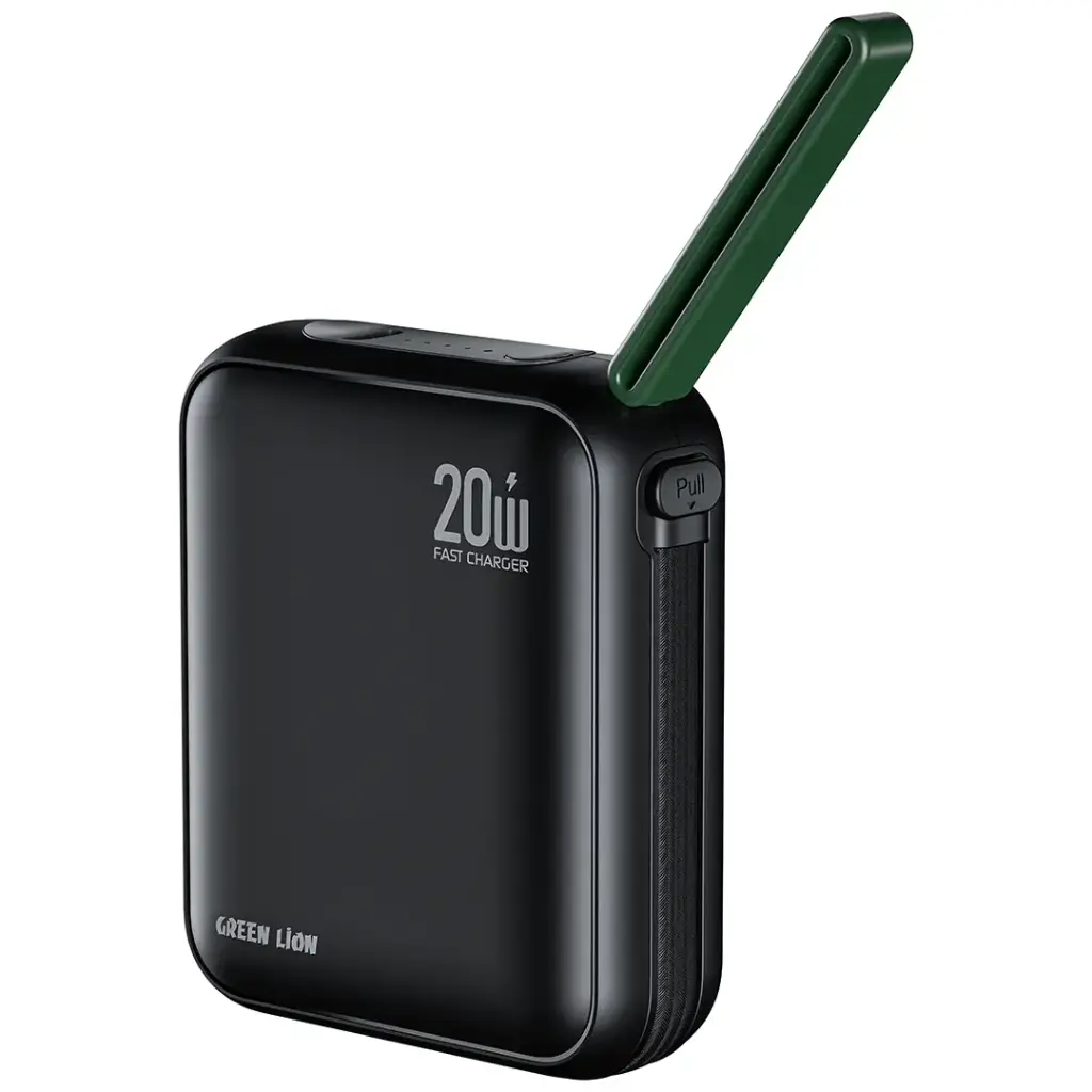 Green Lion  SOHOPower Bank 10000mAh PD  20W - Black