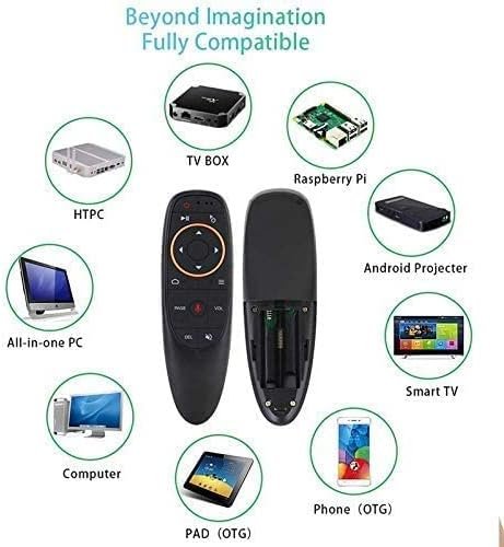 Voice Air Flying Mouse Gyroscope Wireless Infrared Backlight Tv Set-Top Box Remote Control