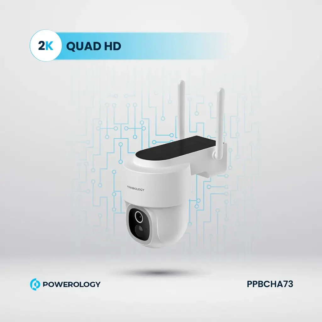 powerology outdoor camera solar