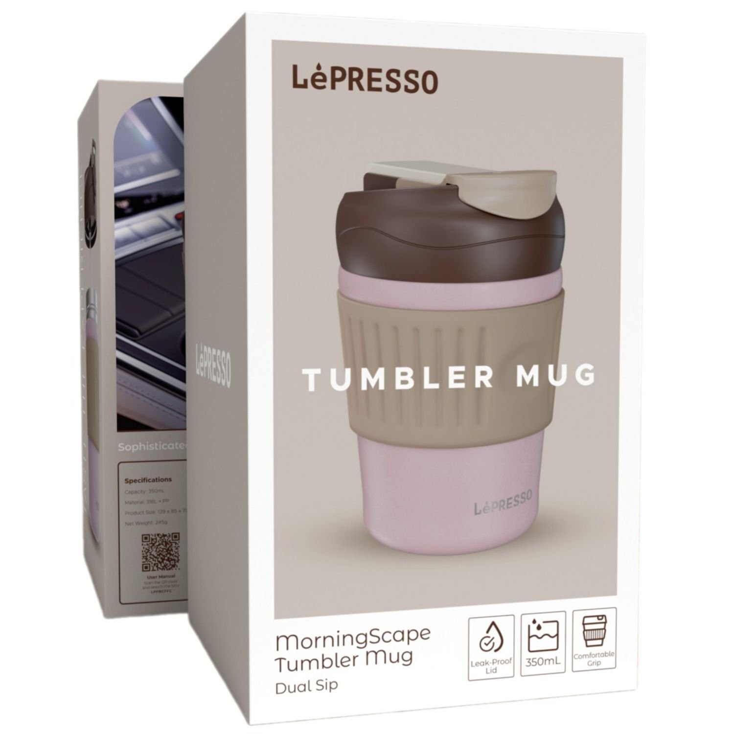 Lepresso Morningscape Tumbler Mug Dual Sip