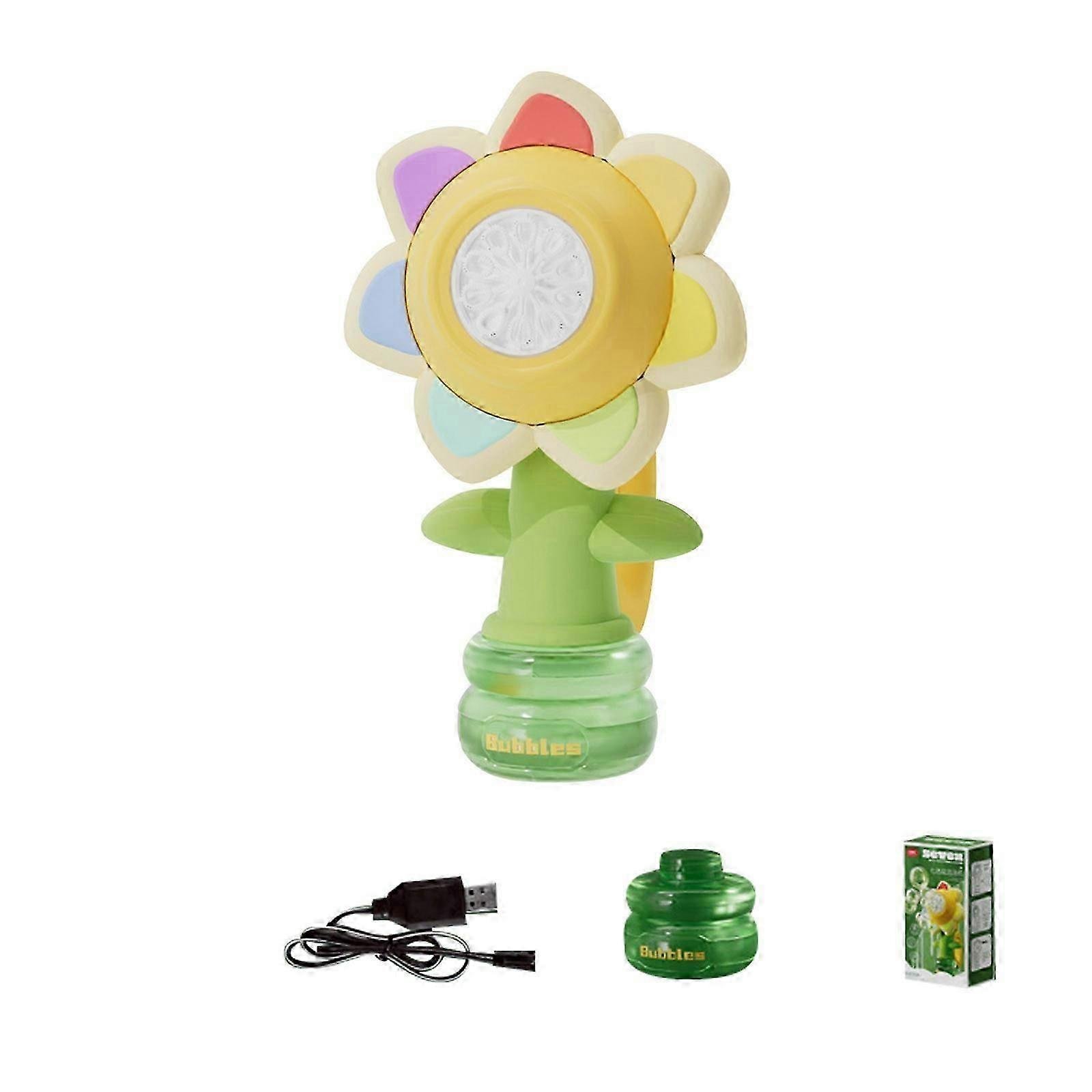 Color Flower  Bubble Machine
