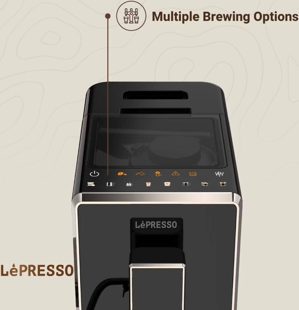 Lepresso Automatic Espresso Machine - Black