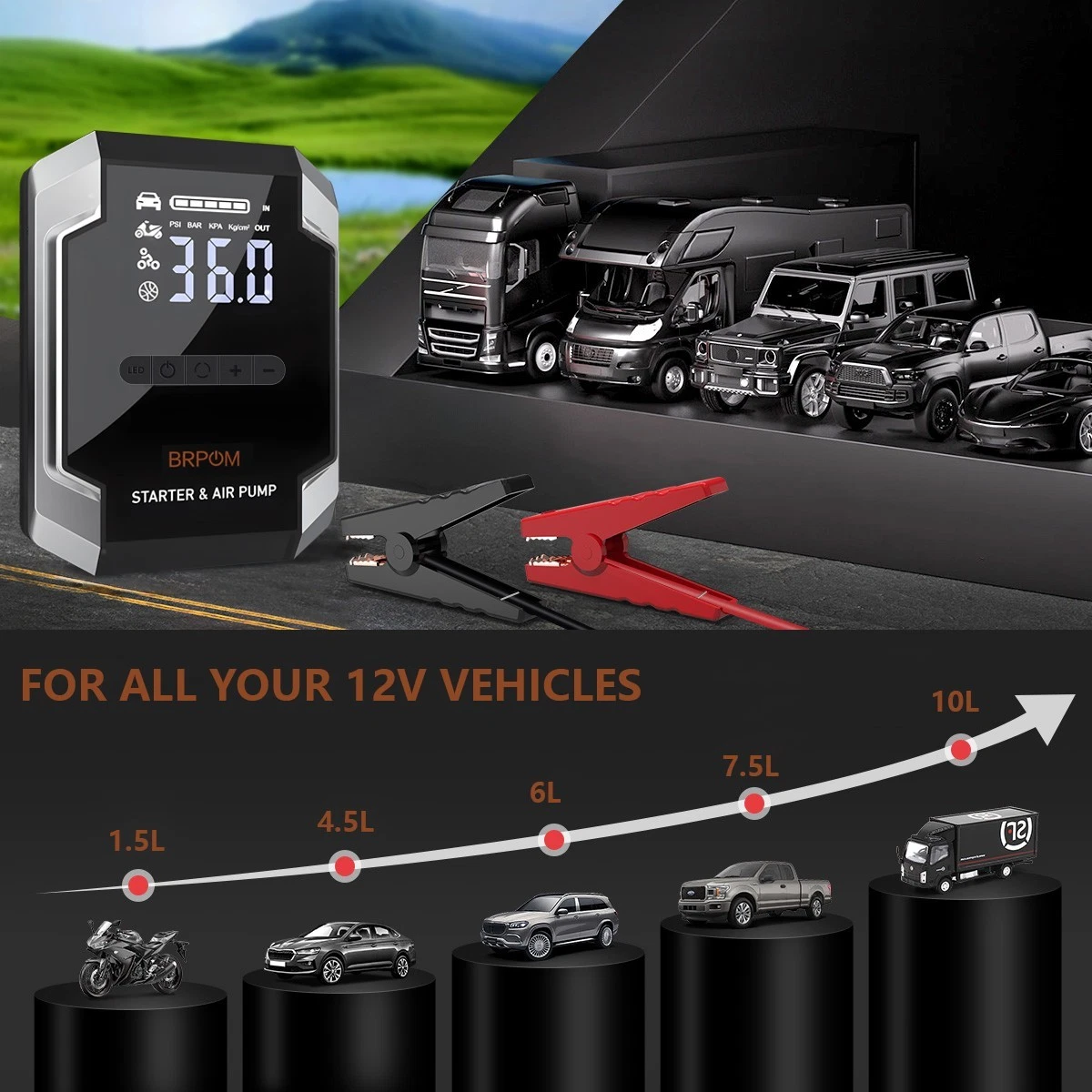 Jump Starter &amp; Air Compressor