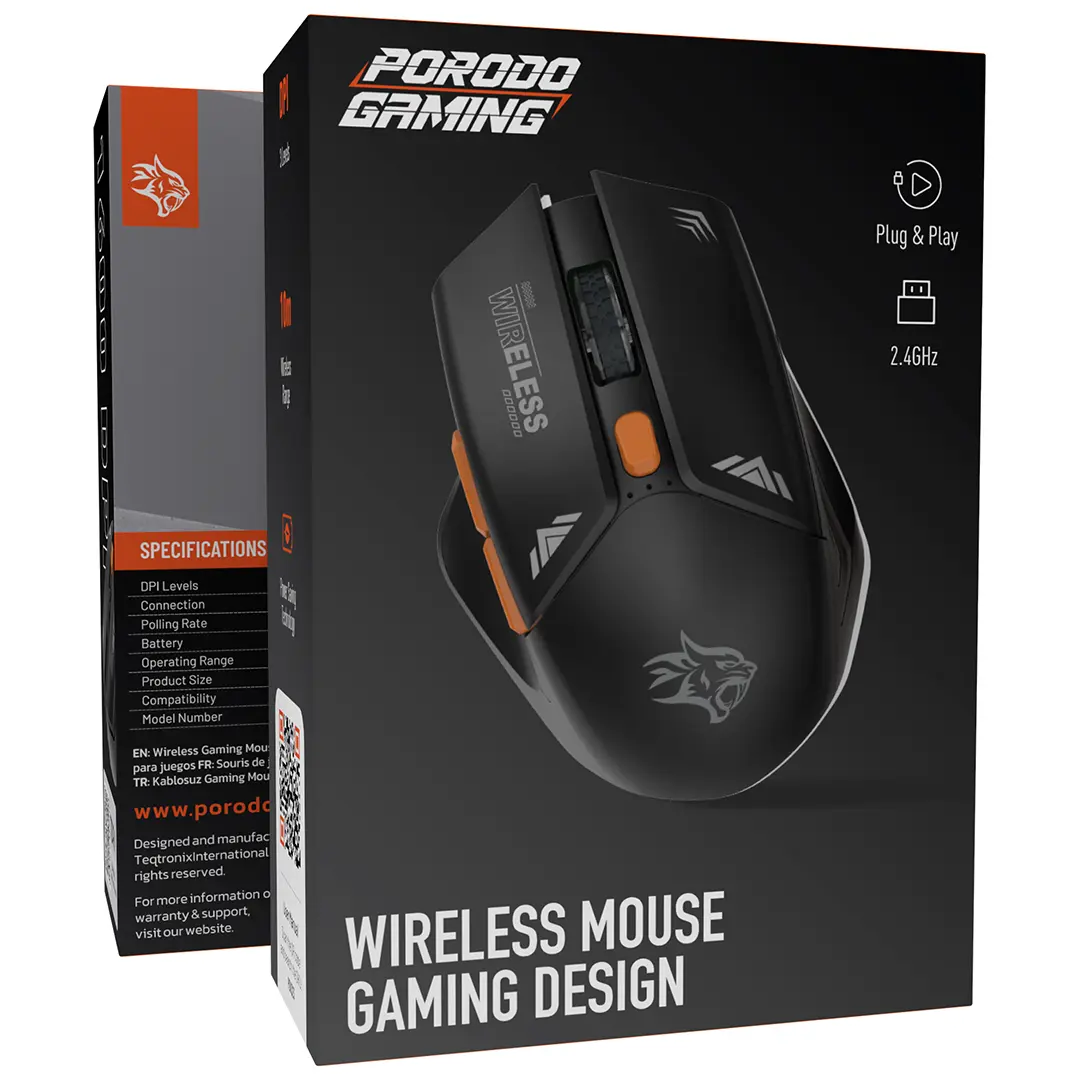 Porodo Wireless Gaming Mouse