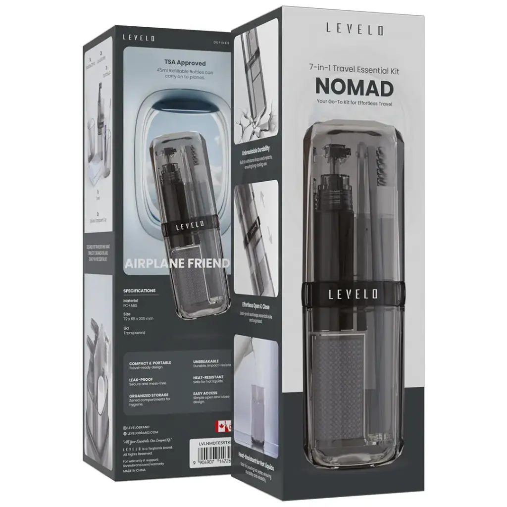 Levelo 7 In 1 Travel Essential Kit Nomad