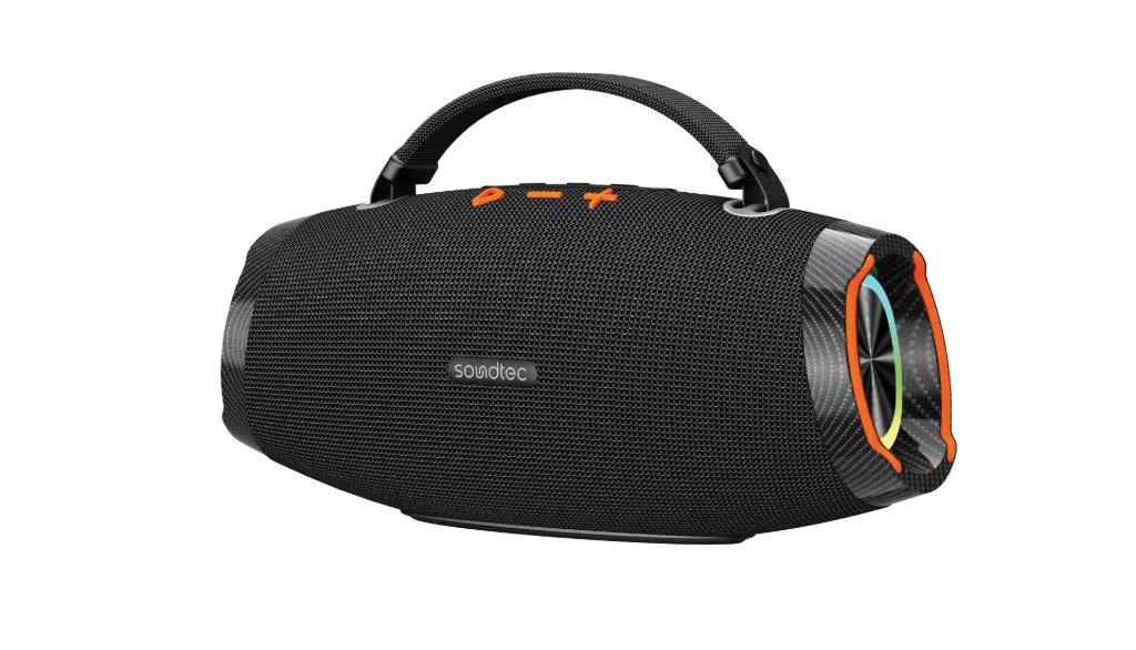 Porodo Soundtec Nancy Portable Stereo Speaker TWS Pairing - Black