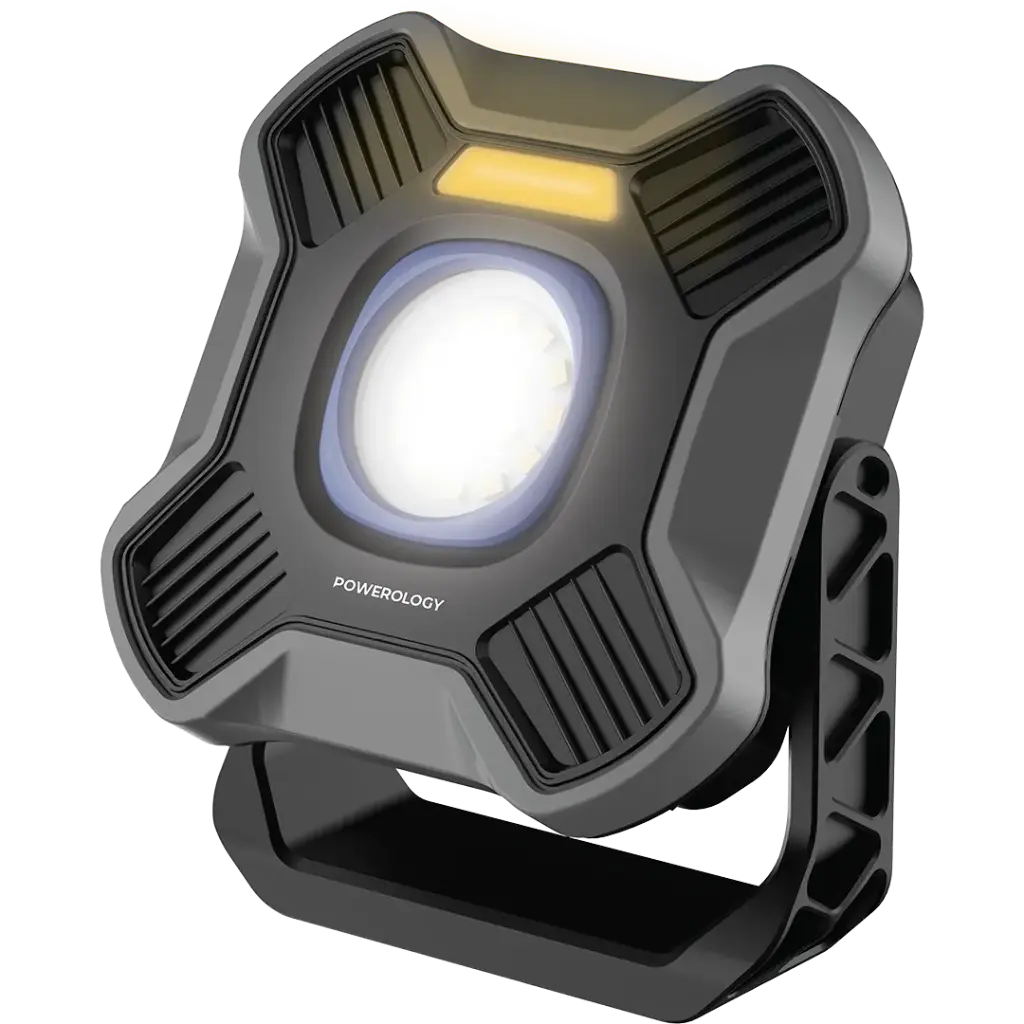 Powerology Brillite 3- Mode Work Light with 4000mAh Battery