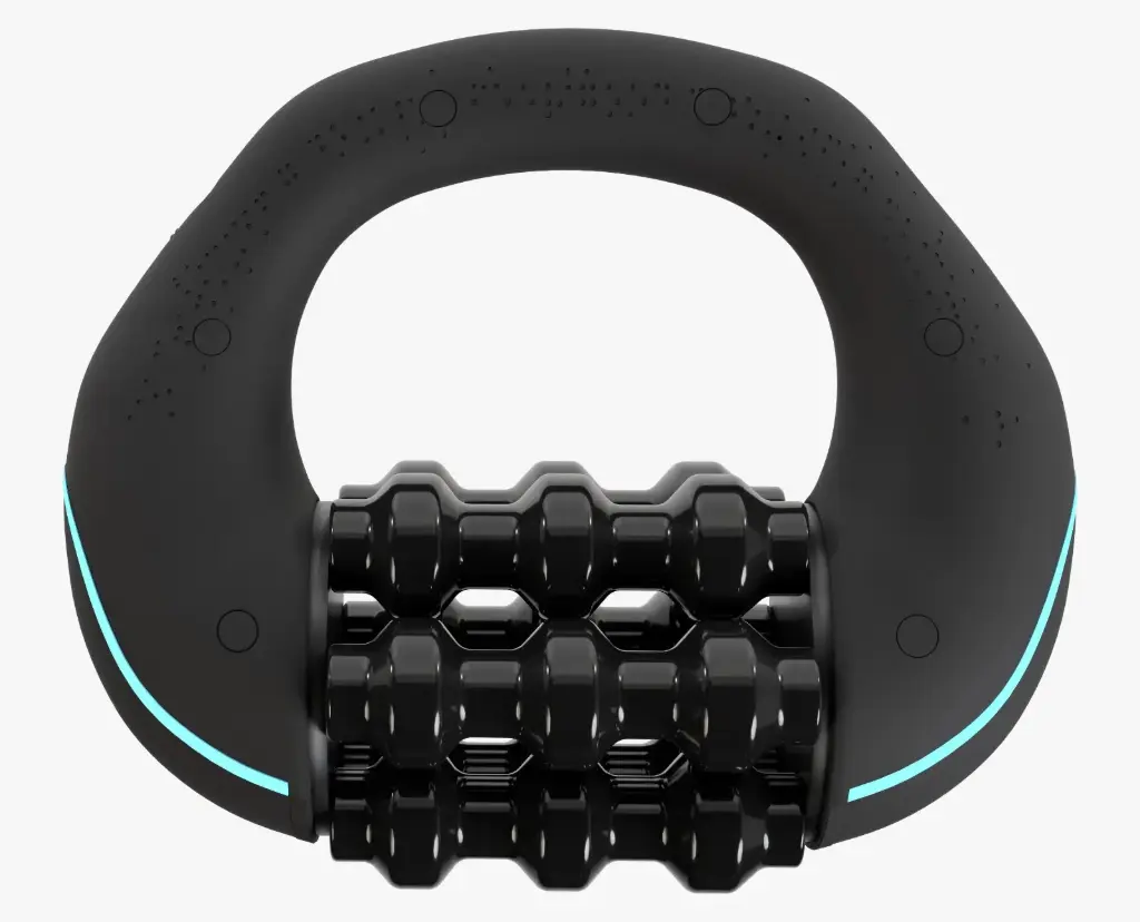 RELIEVA Lifestyle Roller Massager With 3 Speed Rotation- Black